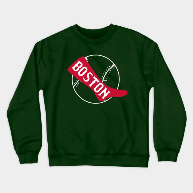 Old School Boston Red Sox Fan Crewneck Sweatshirt by ClothesContact